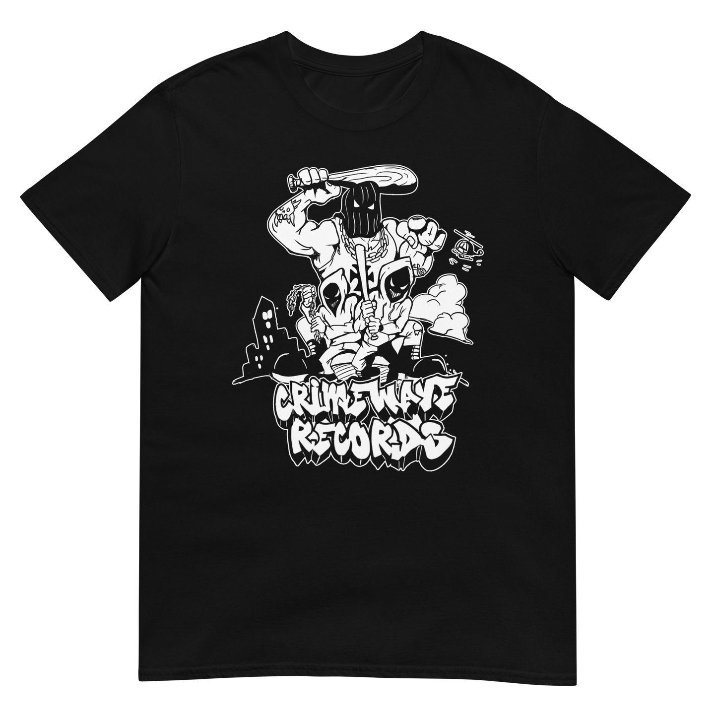 Crimewave Records Label CREW T-shirt