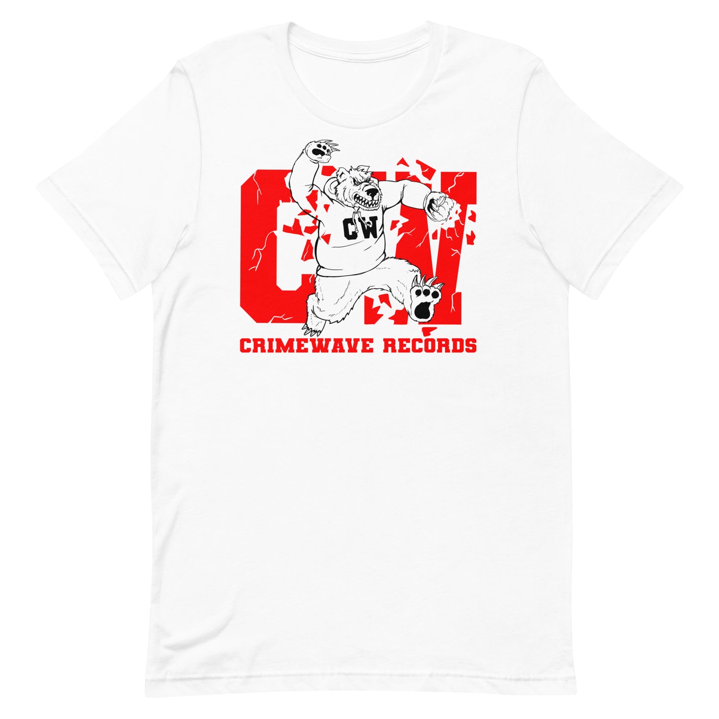 Crimewave Records Bear T-shirt