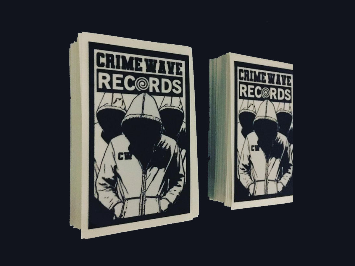 Crimewave Records Label Sticker (Short Version)